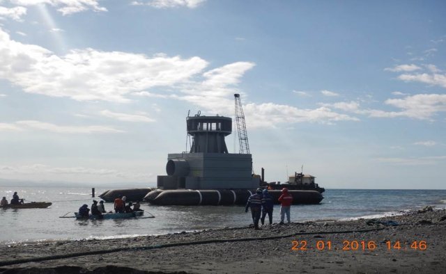 Launching of Intake and Discharge Head
