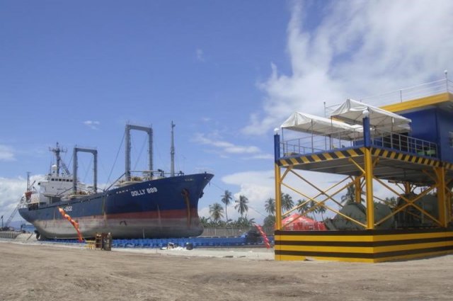 Drydocking of Ship utilizing Newly Constructed Slipway